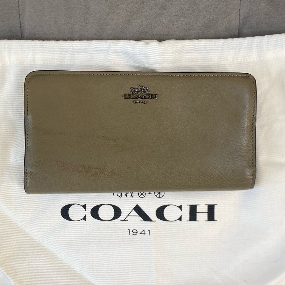 Coach skinny wallet